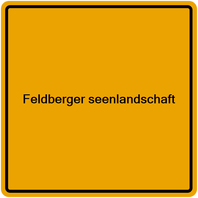 Einwohnermeldeamt24 Feldberger seenlandschaft